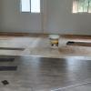 Preparação e colocação de piso vinilico