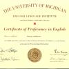 Certificado da Universidade de Michigan