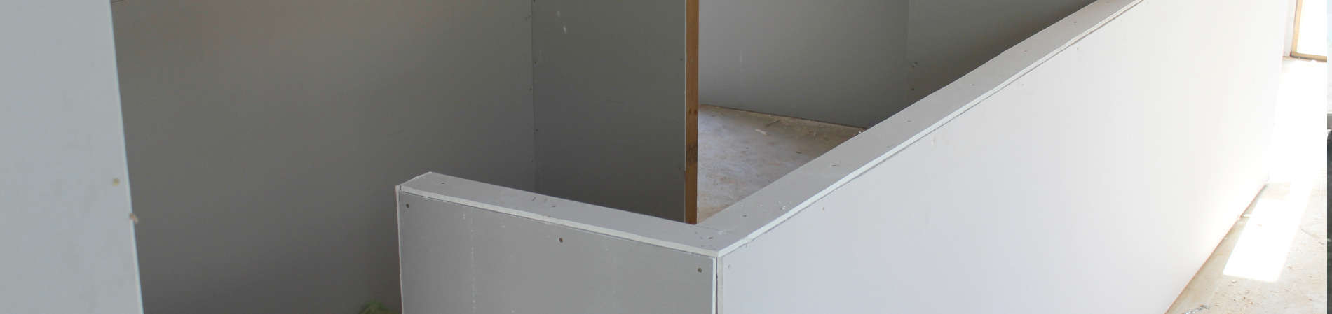 Construir paredes de drywall