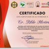 Certificado de Palestrante no Congresso sobre o Tráfico Humano e a Segurança na Internet