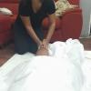 Massagem Terapêutica no chão 