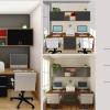Escritório Cônego - Projeto de reforma de transformação de um closet em um escritório localizado numa casa em Nova Friburgo - RJ