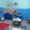 Pintura lúdica para cantinho dos materiais / Sala escolar
