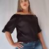 Blusa ciganinha de seda