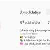 Meu perfil profissional no Instagram - @docedidatica