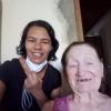 Maria cuidando de dona maria paciente com historico de avc durante 7 anos foram quase 3 anos cuidando dessa florzinha aos 94 anos!