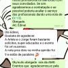 Elogios recebidos dos nossos clientes