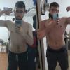 Diferença de 5 meses, treinando com protocolo individual