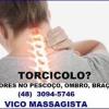 Torcicolo - Massagem para dores de torcicolo - Vico Massagista e Quiropraxia - São José (SC)  #vicomassagista  @vicomassagista