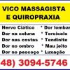 Vico Massagista - tratamentos e técnicas utilizadas no atendimento de seus pacientes em São José (SC)