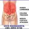 Dor lombar - Massagem para dor lombar - Vico Massagista e Quiropraxia - São José (SC)  #vicomassagista  @vicomassagista