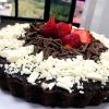 Torta de morango com chocolate 