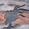 textura de parede madeira realista com relevo em placa de drywall desenho artistico 