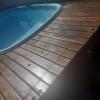 Restauração de deck e pintura epox em piscina