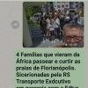 Família de Africanos  recepcionista por 7 dias em Florianópolis e região.