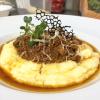 Polenta com ragu de cordeiro 