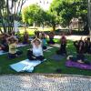 Prática de Yoga no Jardim São Benedito