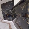 Efeito efeito Mármore Nero Marquina em BalãoMarmorato Nero Portoro