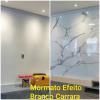 Efeito Mármore Branco Carrara 