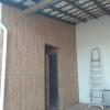 Revestimento da parede com cerâmica bambuzinho