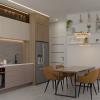 Cozinha / Sala de Jantar (Projeto Autoral - Apartamento 38m² op.2)