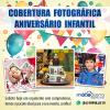 Cobertura fotográfica para aniversário infantil