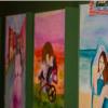 Pinturas a óleo da exposição OcupArte Maré
