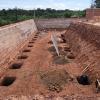 Construção de um reservatório de 513.000 L