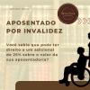 Adicional na aposentadoria por invalidez