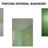 Pintura interna- Banheiro