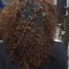 Mechas e correção de cor antes
