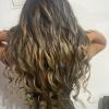 Mechas e correção de cor depois depois