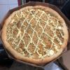 Pizza de frango c/requeijão