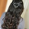 Penteado semi-preso romantic