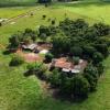 Foto aérea de pontos da Fazenda