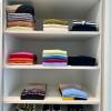 Organização de closet.