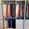 Organização de closet.