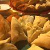 Esfihas de carne , esfuhas de espinafre e ricota