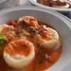 sorrentinos de frango com molho de filetto