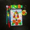 kits escolares com temas cutes com apliques em biscuit