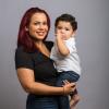 Retrato de família em estúdio