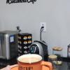 Nosso cantinho do café e sala de espera