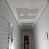 Forro de Drywall no corredor com tabica