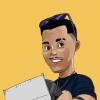 ilustraçao feia de um cliente cabelereito