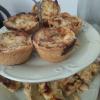 Mini quiche de alho poró