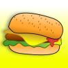 Arte Digital ''hamburguer''