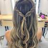 Penteado semi-preso