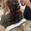 Penteado semi-preso