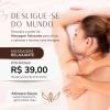 Massagem Relaxante - 30min - Busque a sua pausa necessária.