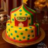 Bolo personalizado Circo Glacê Real
